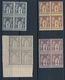 CV-170: FRANCE: Lot "SAGE N/U" N°83-85-87-88 En Blocs De 4* - 1876-1898 Sage (Tipo II)