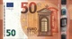 ! 50 Euro Currency RD0159420999, Money, Geldschein, Banknote , R029E3, Mario Draghi, EZB, ECB, Europäische Zentralbank - 50 Euro