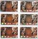 6 CARTES-PREPAYEE-ITALIE-WORLDCOM-5.16€-10,33€-THEME ANIMAUX-TIGRE--TBE-RARE - Jungle