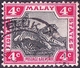 MALAYA 1900 4 Cents Black & Carmine SG17 Used - Malayan Postal Union