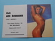 Café AUX ECUSSONS > 5001 Belgrade () 1988 (Femme Nude / Naakt / Naked) ( Zie/voir Photo Svp ) ! - Petit Format : 1981-90