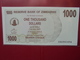 ZIMBABWE 1000 $ 2007 (BEARER CHEQUE) PEU CIRCULER/NEUF - Zimbabwe