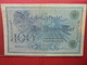 Reichsbanknote :100 MARK 1908 (CACHET VERT CLAIR) - 100 Mark