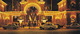 Kobenhavn: 2x MERCEDES W110/111 TAXI, PLYMOUTH TAXI - The Entrance To Tivoli At Night - PKW