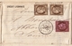 Lettre 1875 Crédit Lyonnais Lyon Abbeville Somme Timbre Cérès 30 Centimes + 10 Centimes - 1871-1875 Cérès