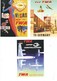 3 POSTCARDS  T.W.A  ADVERTISING ON POSTCARD - Other & Unclassified