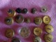 Delcampe - Lot De Boutons Militaire Marine -pompier-chasse (chien-perdrix ?-nacre Et Autre - Buttons