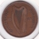 Irlande 1 Pingin 1928, En Bronze, KM# 3 - Irlande