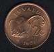 Tuvalu, 2 Cents 1981, UNC, Rare - Tuvalu