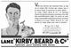 1931 Lame (de Rasoir) Kirby Beard & Co Spéciale Pour Barbe Très Dures - 5 Rue Auber Paris - Publicité - Grisina - Publicités