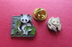 2 Pin's,Animaux, PANDA,WWF - Animaux