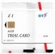 UK - BT - BCF - TRL012 - Rose Trial Card 1£ - 09.1996, 1.000ex, NSB - BT Test & Trials