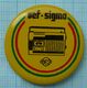 USSR / Badge / Soviet Union / LATVIA Riga Electrotechnical Plant VEF Sigma Radio Receiver 1970s - Administrations