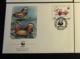 COREA DEL NORD - 1987 - WWF - PROTEZIONE DEGLI UCCELLI - BIRDS - 4 BUSTE FDC - Corea Del Nord