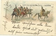 Illustrated Postal Stationary 1896 Horses, Army - Brieven En Documenten