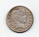 USA : 25 Cts 1906 - 1892-1916: Barber