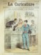 LA CARICATURE-1883-187-FALSIFICATIONSDRANER JOB CARAN D'ACHE JOB TROCK LOYS - 1900 - 1949