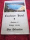 1950 Guía Turística Guía Turística EXCELSIOR HOTEL SAN SEBASTIAN  Dépliant Guide Plans Touristiques - Cuadernillos Turísticos