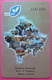 Kosovo Prepaid Phonecard, 100 DM. Operator VALA, *Kosovo Map*, VERY RARE, Serial # 65...., Few Remains - Kosovo