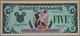 Etat-Unis D'Amérique 5 Disney Dollars 1987 Revers Bateau - Collections