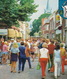 Groeten Uit Ommen - Springplank Zwembad, Varkens, Veemarkt, 'PHILIPS' Neon, Winkelstraat - (Overijssel) - 1973 - Ommen