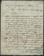 1799 "96 / LIEGE" (29 X 12.5) En Rouge S/ Lettre Datée Du 10 Ventose An 7 (28 Février 1799) Et Adressée à Beaune. - 1794-1814 (Französische Besatzung)