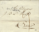 1799-TERRIT. CONQUIS - Lettre De 91 / OSTENDE ( L'Escaut)  33 Mm Noir -au Dos, Arrivée 30 à Paris - 1794-1814 (Période Française)