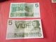 2 BILLET DE 5 VIJF AMSTERDAM 1966 TRES BON ETAT VOIR PHOTOS - [3] Emissioni Ministerie Van Oorlog