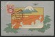 1919 JAPAN AIRMAIL RARE STAMP N°2 / C2 / C23 On An Illustrated Postcard / First Day Of Issue Cancellation. Value 1240€ - Covers & Documents