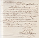 Año 1851 Prefilatelia Carta Marcas  Sanlucar Cadiz .  Porteo Negro 1R - ...-1850 Prephilately