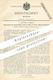 Original Patent - A. Kettner , Berlin , 1890 , Subkutanspritze | Spritze , Kanüle | Medizin , Arzt , Krankenhaus !!! - Documenti Storici