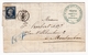 Lettre Nîmes Gard 1857 Chemin De Fer Lyon à La Méditerranée Montauban Tarn Et Garonne Traffic Service Des Marchandises - 1853-1860 Napoléon III