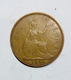 GREAT BRITAIN / GRAN BRETAGNA - One Penny ( 1961 ) Elizabeth II - D. 1 Penny