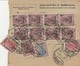 DR INFLA 1921 PAKETKARTE  BULLETIN D EXPEDITION LANDSBERG   PARIS PK19 - Briefe U. Dokumente