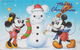 Télécarte Japon  / 110-193363 - DISNEY - Serie NOEL 17/25 - MICKEY BONHOMME DE NEIGE - CHRISTMAS Series Japan Phonecard - Disney