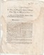 Très Rare Directive Du Ministère De La Guerre 25 Mars Et 5 Avril  1811 Napoléon Contre L'amnistie Des Réfractaires - Documents