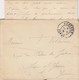 SPECTACULAIRE AFFRANCHISSEMENT  1c BLANC BLOC X 10. MILIEU  DE FEUILLE.  17 10 1912 + CORRESPONDANCE / 1389 - 1900-29 Blanc