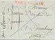 406/29 - Incoming Mail - Précurseur BAR S. ORNAIN 1811à LUXEMBOURG - RARE Recto Croisé , Corrigé Par " Non Affranchie" - ...-1852 Prephilately