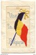 N°8705 - Carte Brodée - Vive La Belgique - Drapeau Belge - Brodées