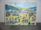 RARE HIGHLAND GAMES ECOSSE 1989 TABLEAU PEINTURE SPORT DES CLANS ÉCOSSAIS - Olii