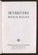 Brochure IBM - International Business Machines - Storia E Prodotti - Ed. 1945 - Pubblicitari