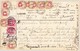 1885 Telegramm Formular Mit 11 Marken  Für 78.20 Fr. Frankatur Stempel Luzern, 34 Worte Nach - Télégraphe