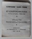 Calendrier 1955 Confiserie Saint Pierre Courtois Mauberna 33 Rue Chaillot Paris - Petit Format : 1941-60