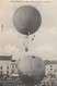 CPA:DEUX BALLONS DIRIGEABLE FÊTE AÉROSTATIQUE LE DÉPART DE COULOMMIERS (77) .ÉCRITE - Airships