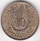 MADAGASCAR /REPUBLIQUE FRANCAISE. 10 FRANCS 1953.  SUP / XF - Madagascar