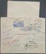 GE Lebanon 1948 Registered Cover From BEYROUTH 1 To DJOUNIEH (Very Clear Strike) - Lebanon