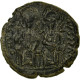 Monnaie, Justin II Et Sophie, Follis, 571, Constantinople, TTB, Cuivre, Sear:360 - Bizantine