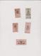 Suede  Lot  De 5 Timbres Fiscaux - Revenue Stamps