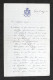 Lettera Manoscritta E Autografo Del Deputato Rinaldo Tornielli - 1896 - Altri & Non Classificati