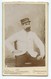 PHOTO C.D.V Portrait MILITAIRE Casablanca MAROC  DIM :11cm / 6,5 Cm - Anciennes (Av. 1900)